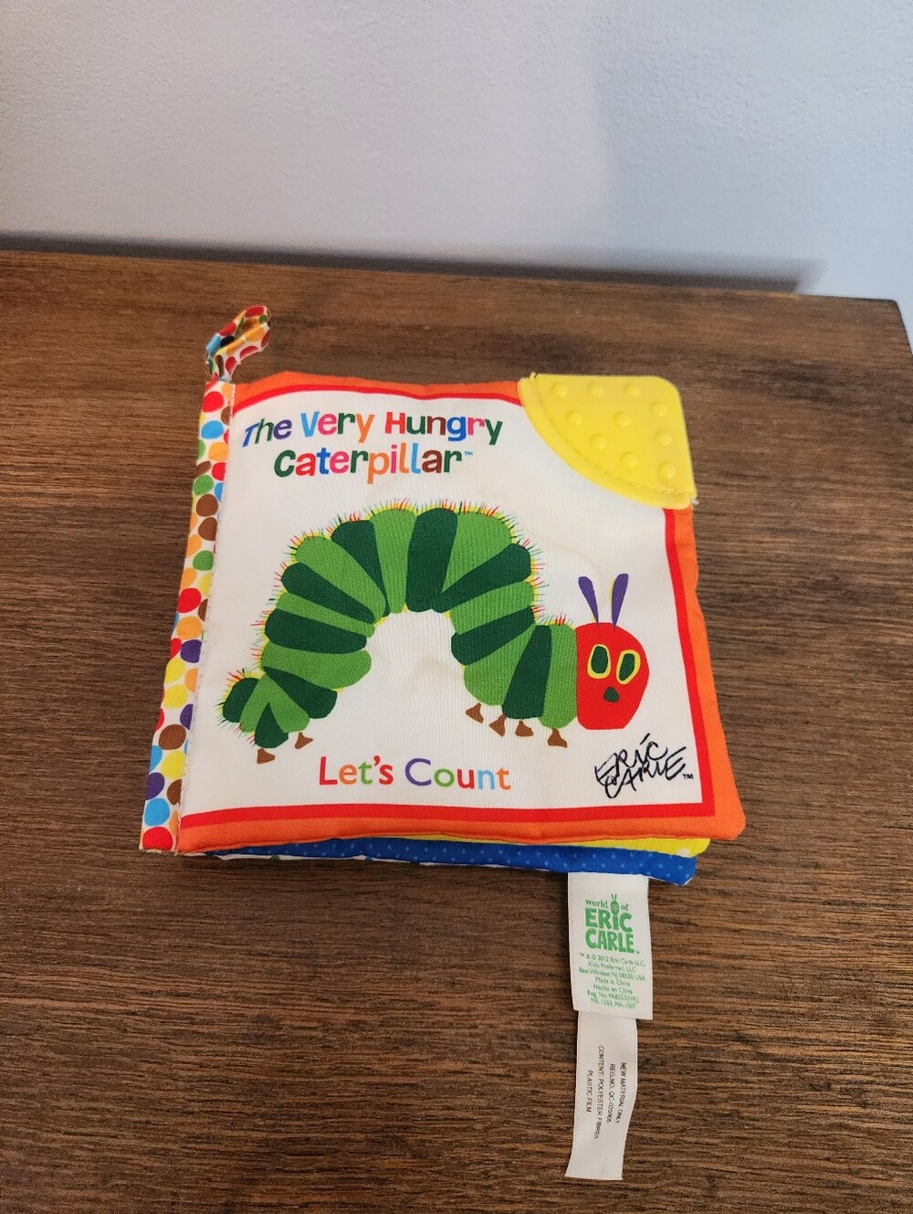 The Very Hungry Caterpillar Let's Count Soft Cloth Teether Book  World Of Eric C
